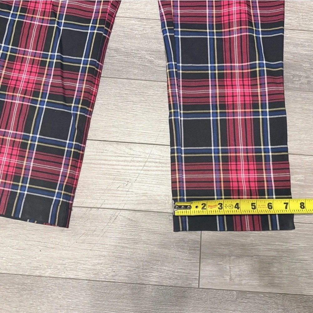 Draper James RSVP Plaid‎ Pants - Black & Red Plaid
